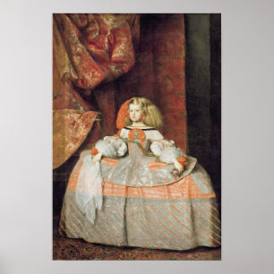 Die Infanta Maria Marguerita in Rosa Poster