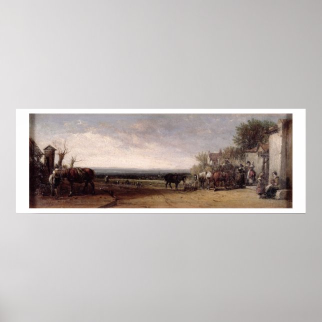 Die Innentür nahe Gravesend Poster (Vorne)