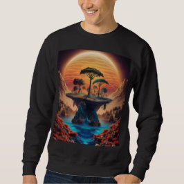 Die Insel bei Sonnenuntergang. Sweatshirt