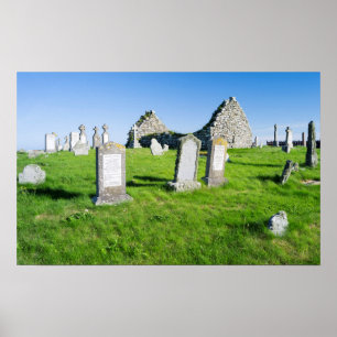 Die Insel Benbecula (Beinn nam Fadhla) Poster