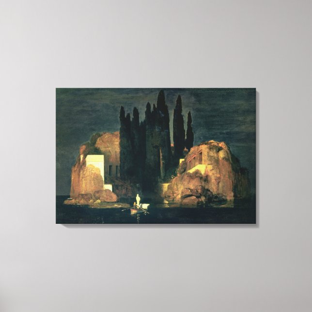 Die Insel der Toten, 1880 (Öl auf Leinwand) Leinwanddruck (Vorderseite)