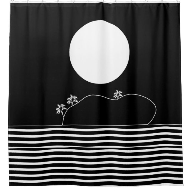 Die Insel Duschvorhang (Vorderseite)