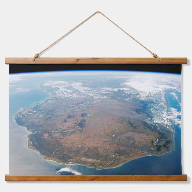 Die Insel Madagaskar. Wandteppich Mit Holzrahmen (Vorne)