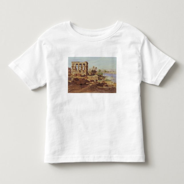 Die Insel von Philae, 1866 (w/c) Kleinkind T-shirt (Vorderseite)