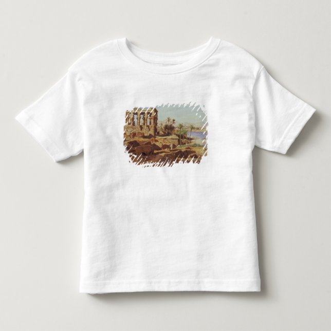 Die Insel von Philae, 1866 (w/c) Kleinkind T-shirt (Vorderseite)