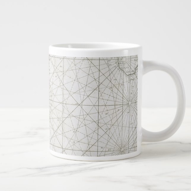 Die Inseln von Scilly & Cornwall Jumbo-Tasse (Rechts)