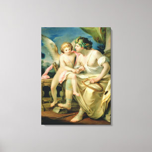 Die Inspiration des Dichters, 1785 Leinwanddruck