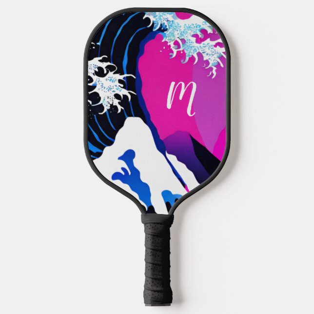 Die Inspiration für die Große Welle Pickleball Schläger (Vorderseite)