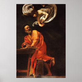 Die Inspiration von Saint Matthew Poster