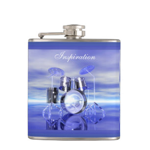 Die Inspirations-personalisierte Flasche Drumset Flachmann