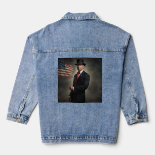Die Inspirierend Geschichte von Lincolns Portrait Jeansjacke