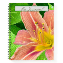 Die inspiriert Blume mit Blätter Notebook/ Journal