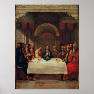 Die Institution des heiligen Abendmahl, c.1490 Poster
