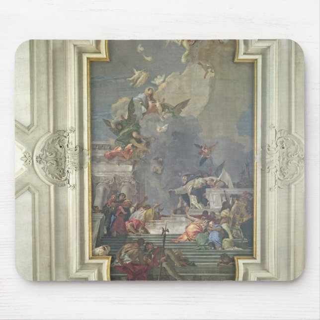 Die Institution des Rosenbeetes durch St Dominic Mousepad (Vorne)
