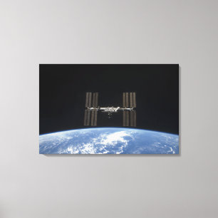 Die internationale Weltraumstation 12 Leinwanddruck