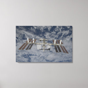 Die internationale Weltraumstation 12 Leinwanddruck