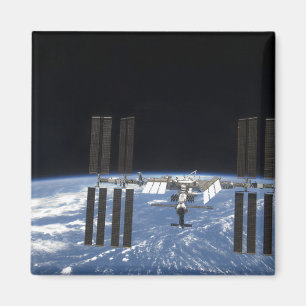 Die internationale Weltraumstation 18 Magnet