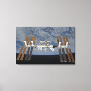 Die internationale Weltraumstation 3 Leinwanddruck