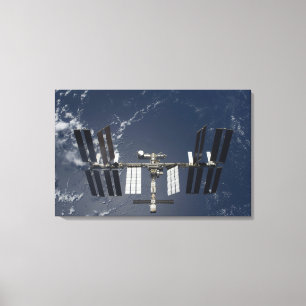 Die internationale Weltraumstation 4 Leinwanddruck