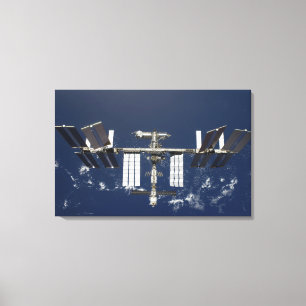 Die internationale Weltraumstation 4 Leinwanddruck