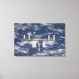 Die internationale Weltraumstation 6 Leinwanddruck