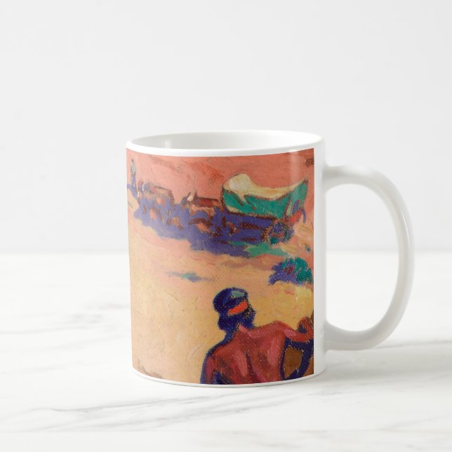 Die Intruder von Maynard Dixon Kaffeetasse (Rechts)