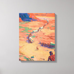 Die Intruder von Maynard Dixon Leinwanddruck