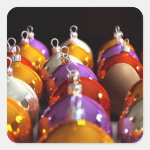 DIE INTRUDER Weihnachts- oder Osteraufkleber Quadratischer Aufkleber