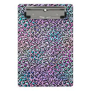 Die Iridescent Leopard Serie Design 12 Mini Klemmbrett