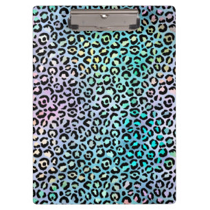 Die Iridescent Leopard Serie Design 8 Klemmbrett