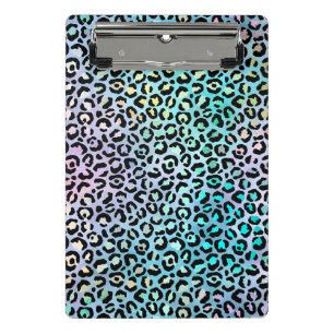 Die Iridescent Leopard Serie Design 8 Mini Klemmbrett
