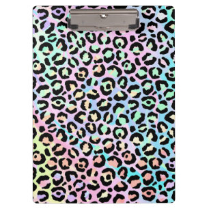 Die iridierende Leopard-Serie Design 5 Klemmbrett