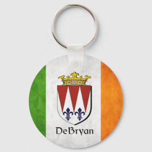 Die irische Flagge DeBryan Schlüsselanhänger