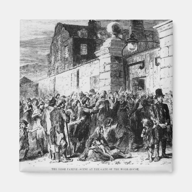 Die irische Hungersnot Magnet (Vorne)
