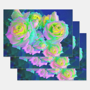 Die irrisierenden Rose der Pessimisten Geschenkpapier Set