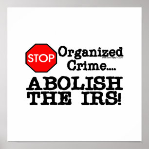 Die IRS abschaffen! Poster