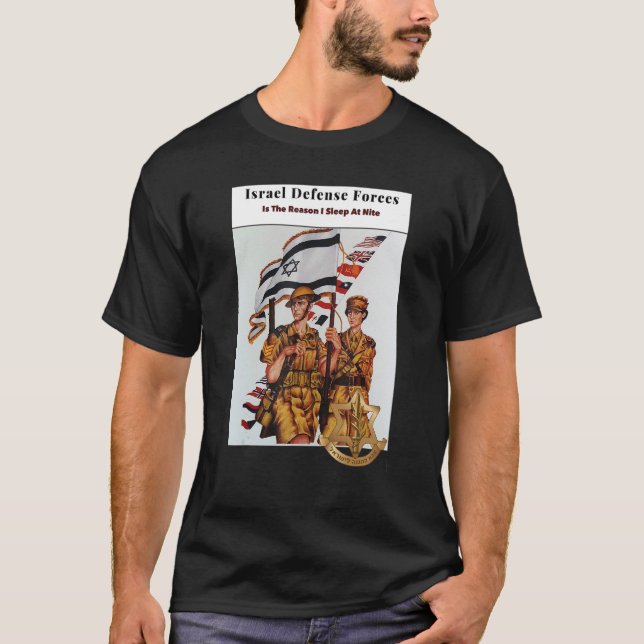 Die israelischen Streitkräfte sind der Grund, waru T-Shirt (Vorderseite)