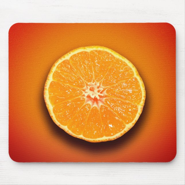 Die ist große Scheibe der Orange Mousepad (Vorne)