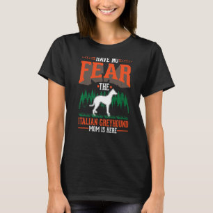 Die italienische Greyhound-Mama ist hier T-Shirt
