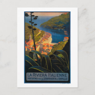 Die Italienische Riviera Postkarte