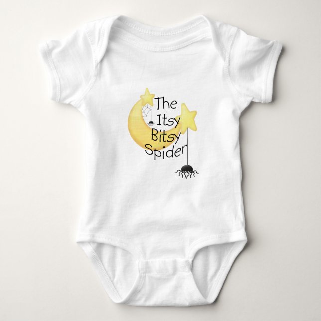 Die itsy Bitsy Spinne Baby Strampler (Vorderseite)