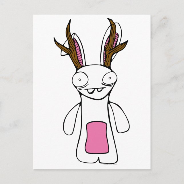Die Jackalope Postkarte (Vorderseite)