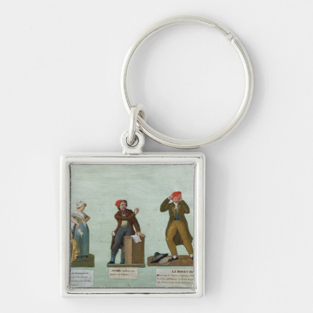 Die Jacobin Stricker Schlüsselanhänger (Vorne)
