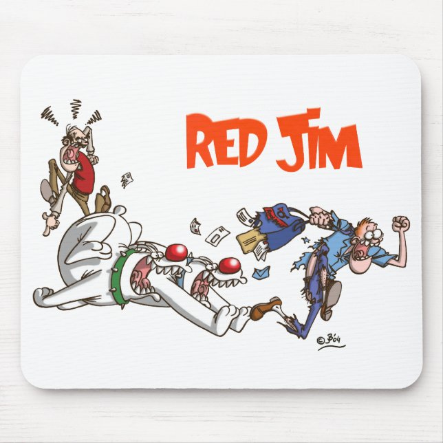 Die Jagd auf das Postmannmousepad Mousepad (Vorne)