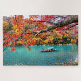 Die Jagd auf den Fluss im Herbst Kyōto Japan Reise