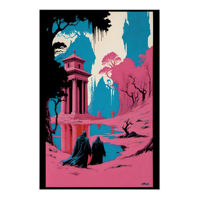 Die Jagd auf den New Wave Knights Templar Poster (Vorderseite)