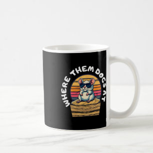 Die Jagd auf die Ratte - Niedliche Ratte in den Su Kaffeetasse