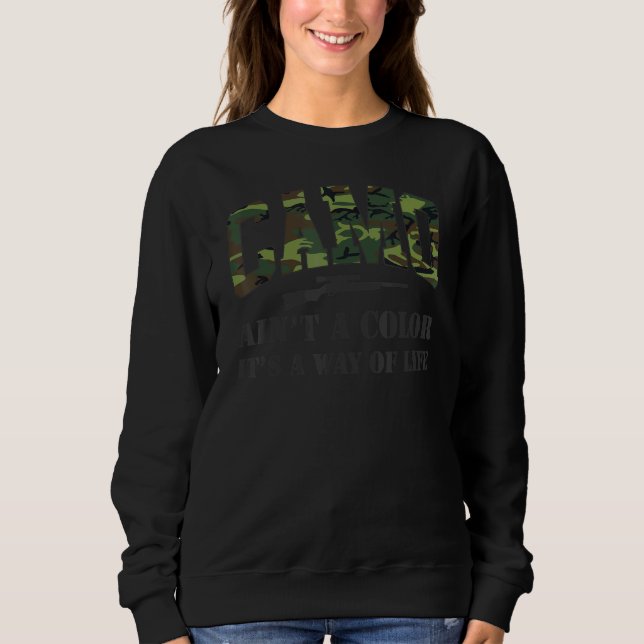 Die Jagd auf Hirschjäger ist keine Farce. Sweatshirt (Vorderseite)
