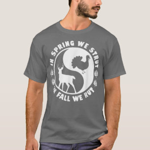 Die Jagd auf wild lebende Tiere im Frühling wir im T-Shirt