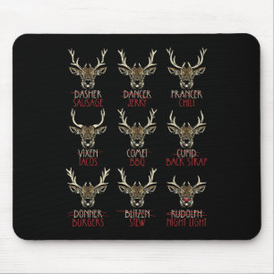 Die Jagd auf wilde Hirsche auf die Rentierjagd des Mousepad